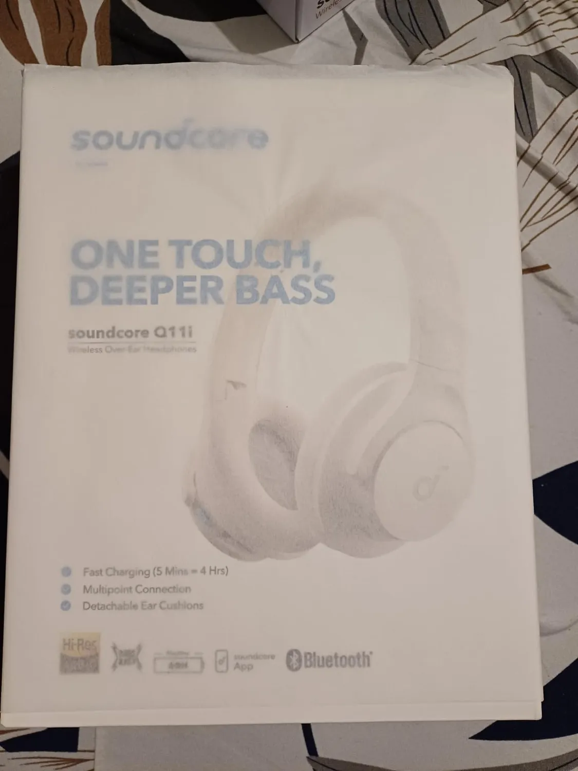 Soundcore Q11i casque bluetooth gris-noir 60h basses