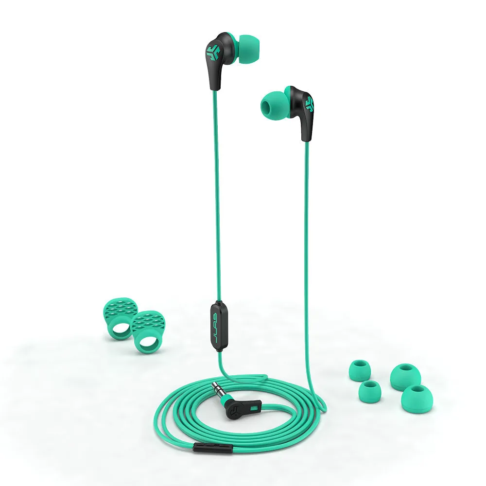 JLab JBuds Pro Signature écouteurs filaires teal jack