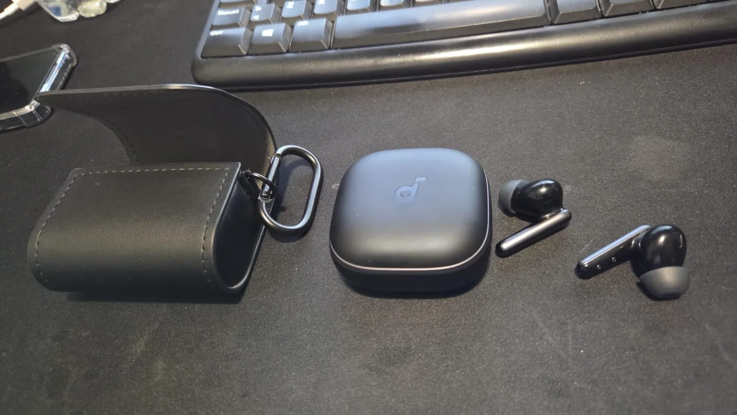 soundcore étui écouteurs noir magnétique voyage