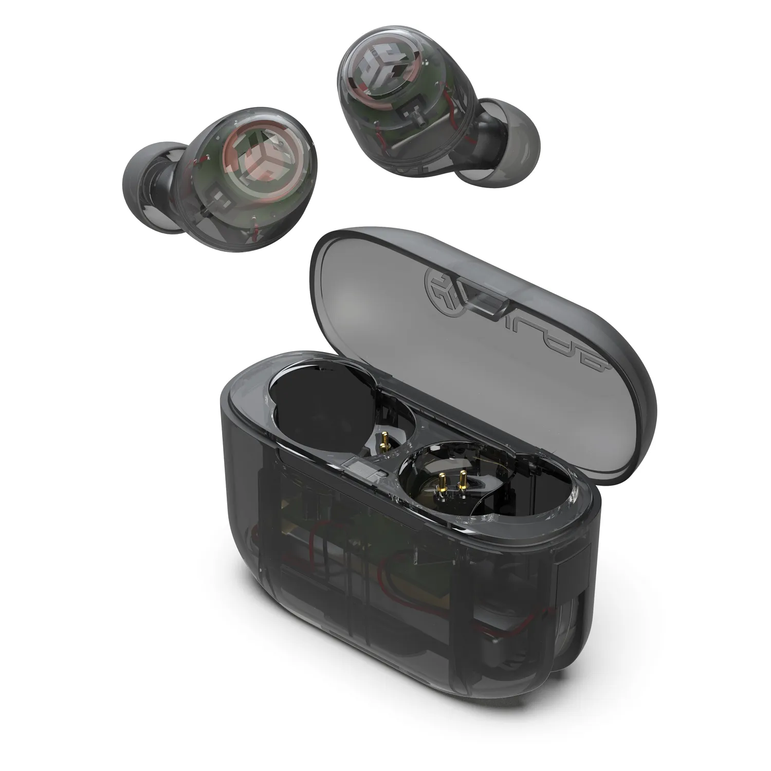JLab GO Pop+ écouteurs bluetooth transparent 35h IPX4