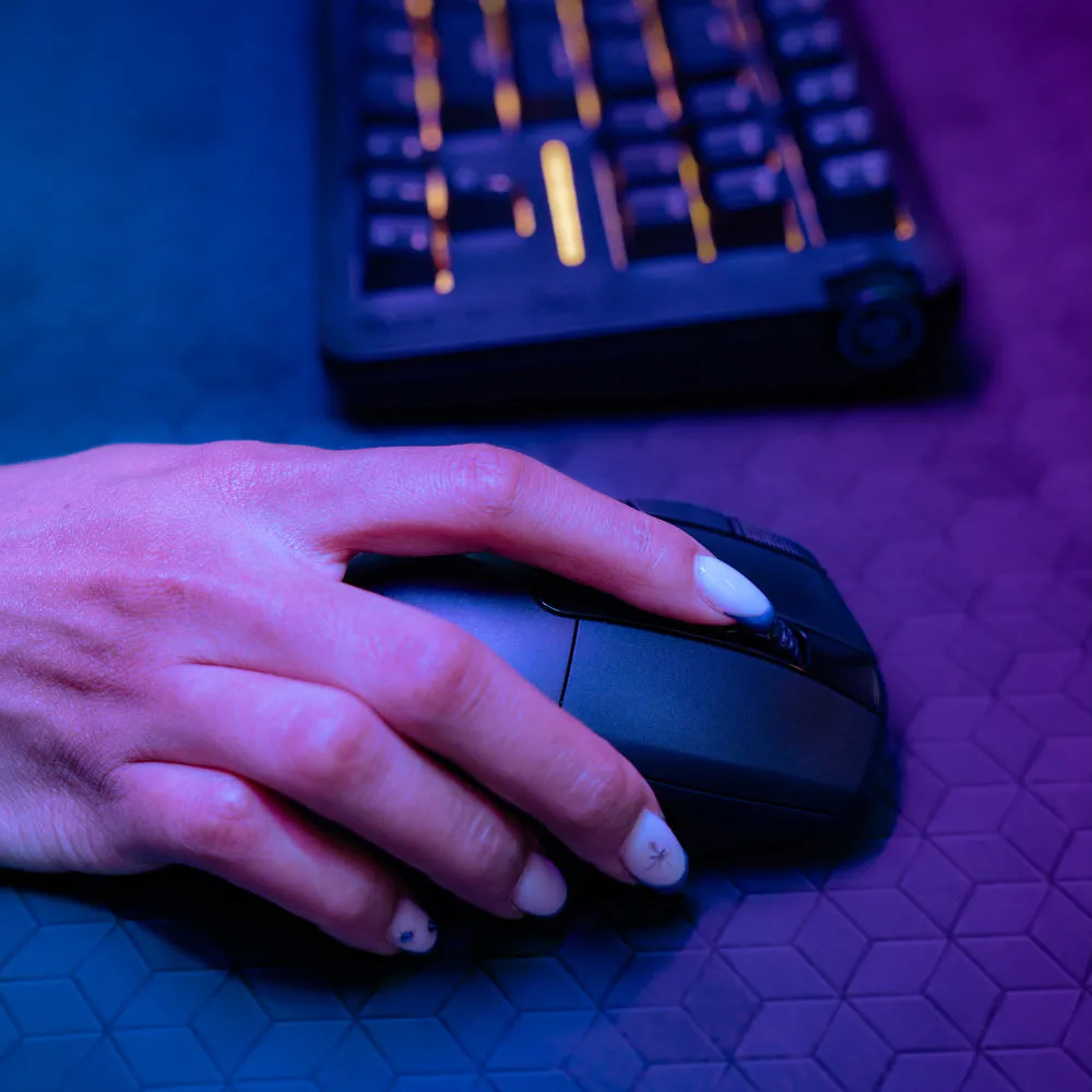 JLab Midnight souris gaming sans fil noire 16000 DPI