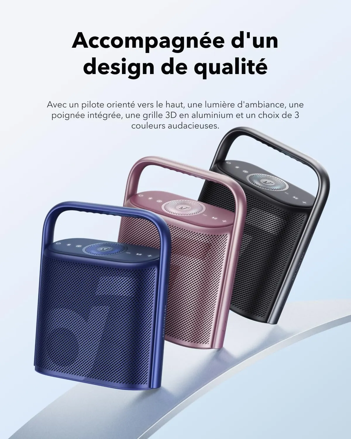 soundcore Motion X500 enceinte Bluetooth noir spatial
