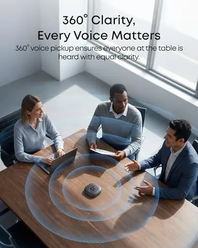 Soundcore PowerConf enceinte conférence noir 360°