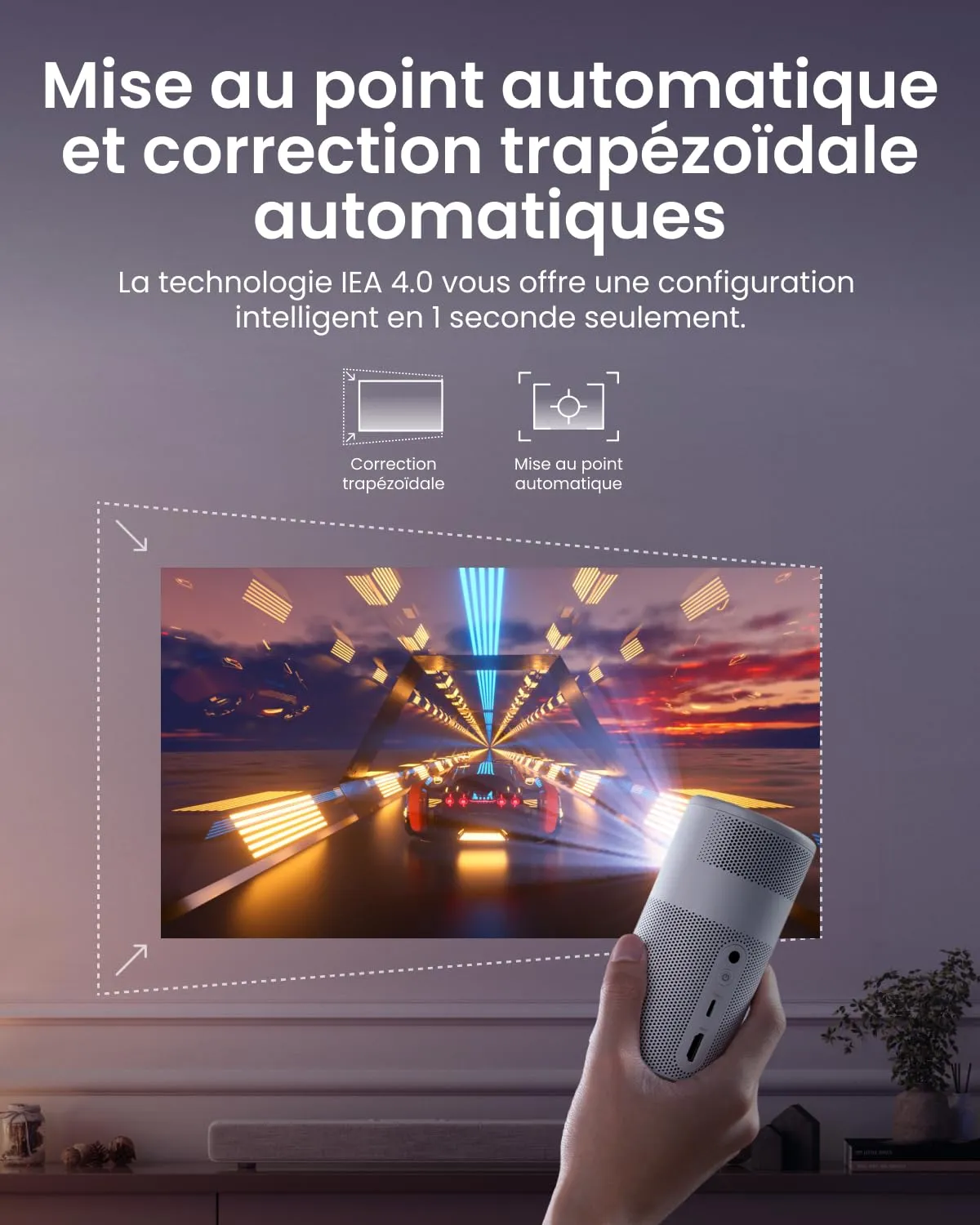 Anker Nebula Capsule Air vidéoprojecteur Google TV Netflix