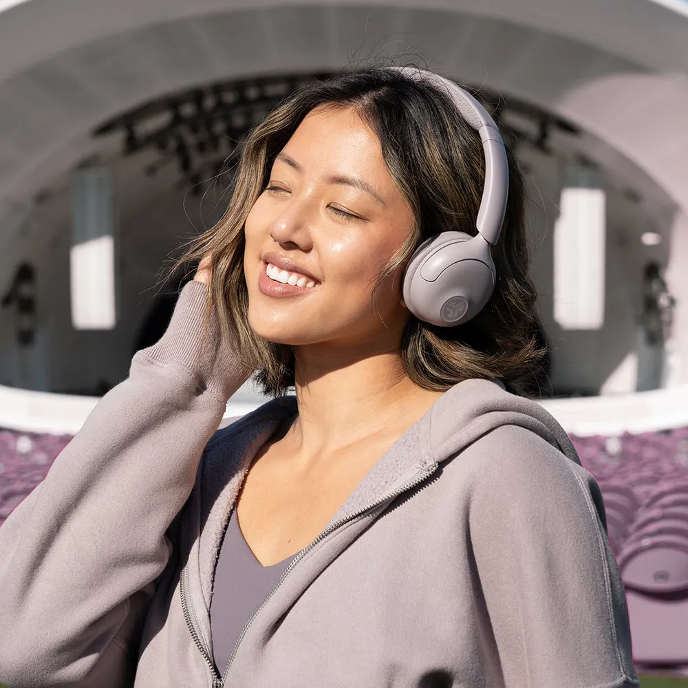 JLab GO Lux ANC casque bluetooth mauve 70h