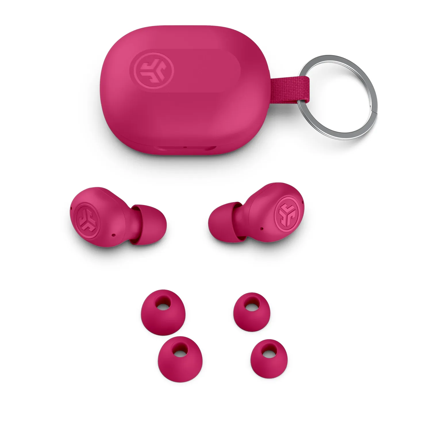 JLab JBuds Mini écouteurs sans fil rose multipoint