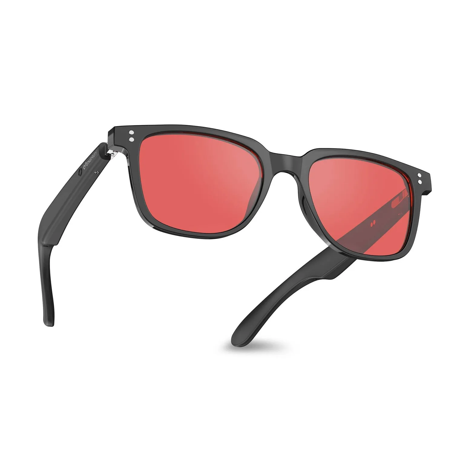 Energy Sistem Night Mode Music Sunglasses lunettes bluetooth noire verres rouges