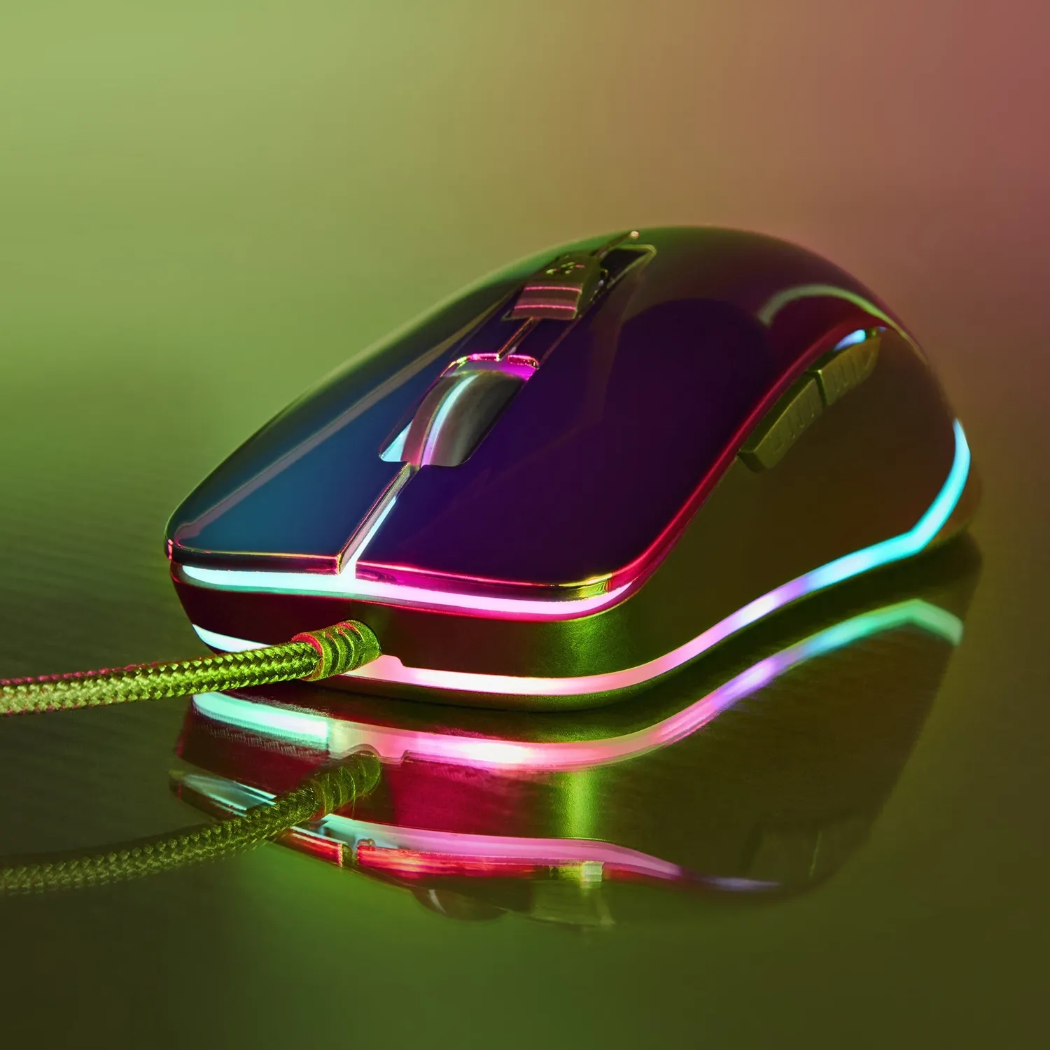 Energy Sistem ESG M3 Neon souris gaming noire RGB miroir