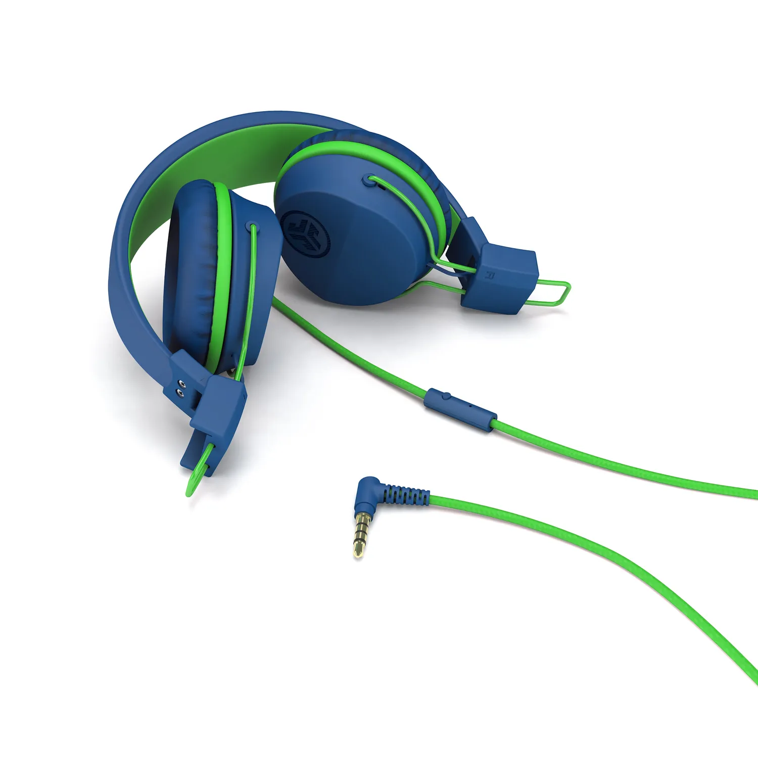 JLab JBuddies Studio casque enfant bleu vert USB-C