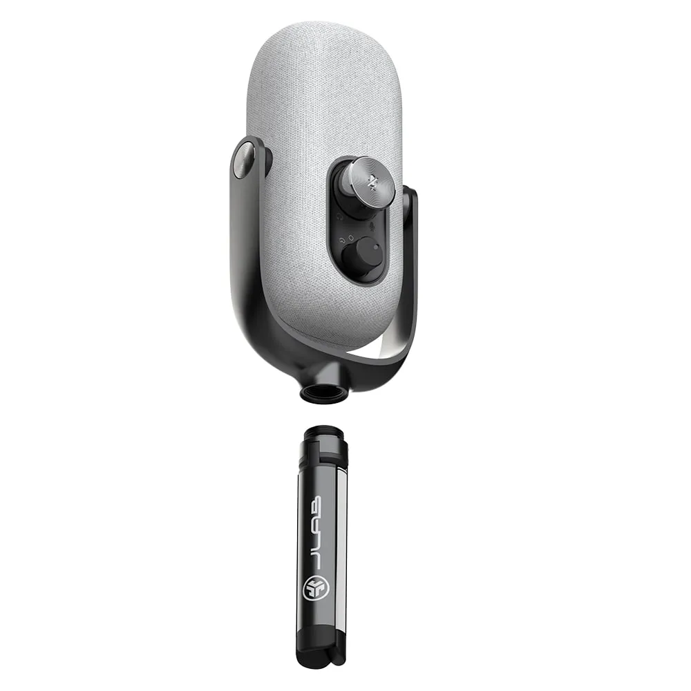JLab JBuds Talk micro USB blanc cardioïde