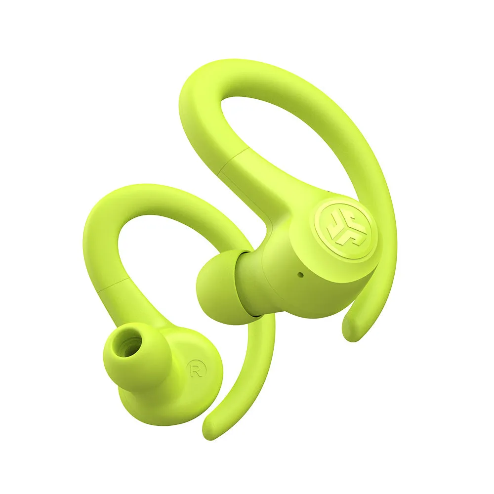 JLab GO Sport+ écouteurs sport jaune crochets IP55
