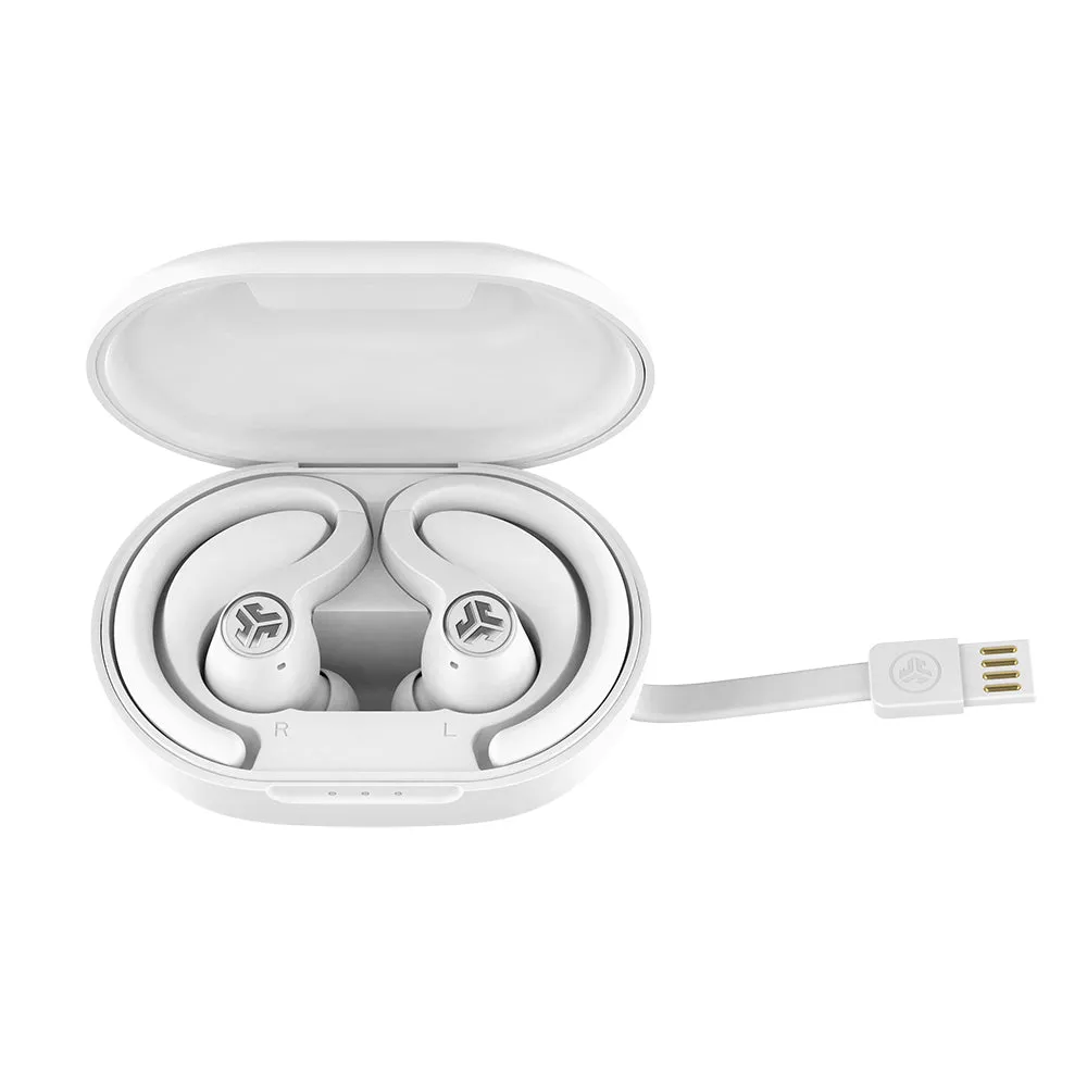 JLab JBuds Air Sport écouteurs bluetooth blanc IP66