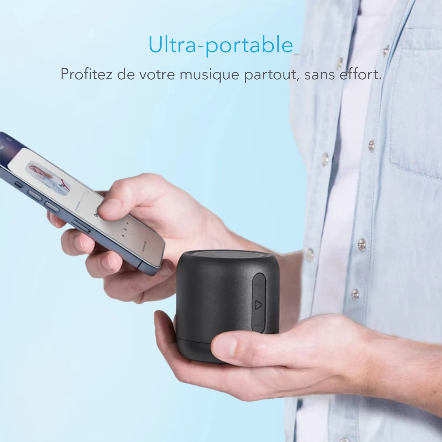 Soundcore Mini enceinte bluetooth noire 15h