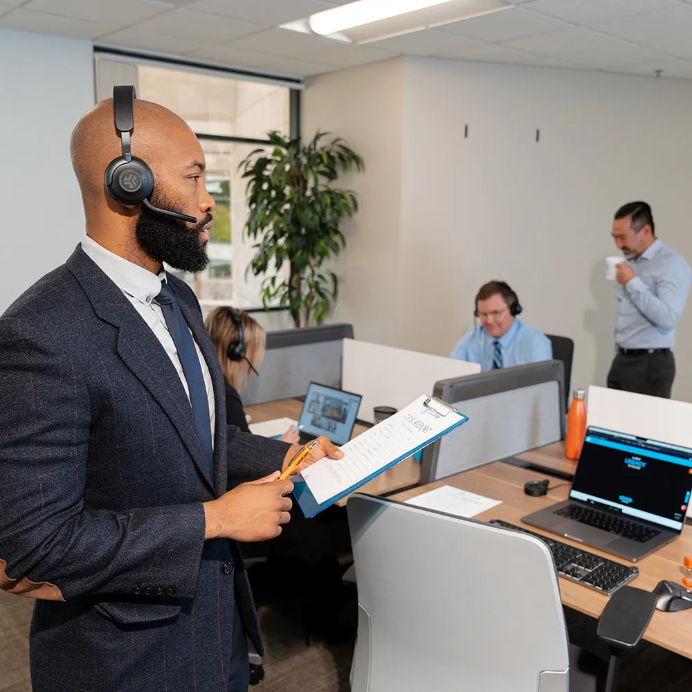 JLab Epic Work ANC casque bluetooth on-ear noir 90h
