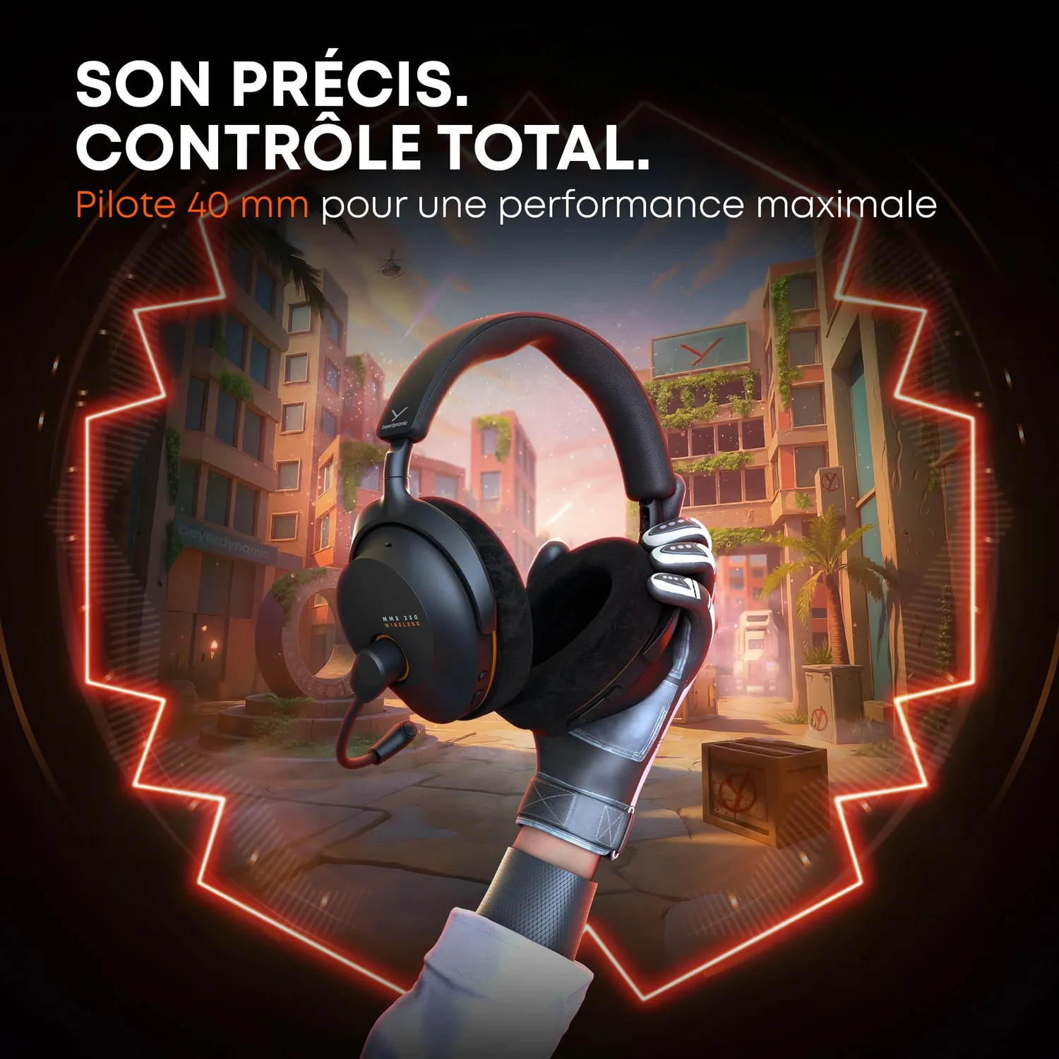 beyerdynamic MMX 230 casque gaming sans fil noir