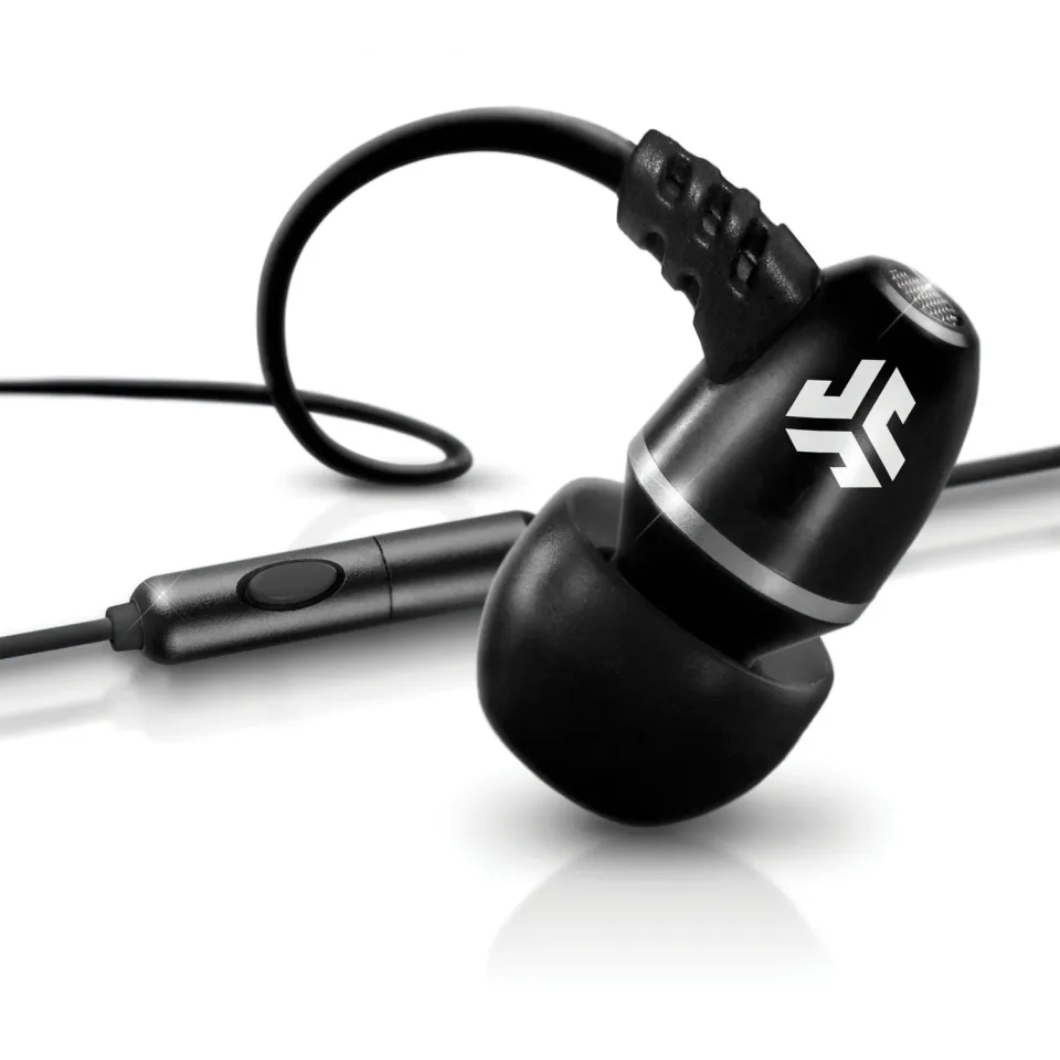 JLab Metal écouteurs filaires intra noir alu micro