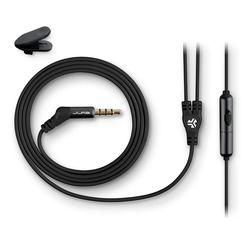 JLab Metal écouteurs filaires intra noir alu micro