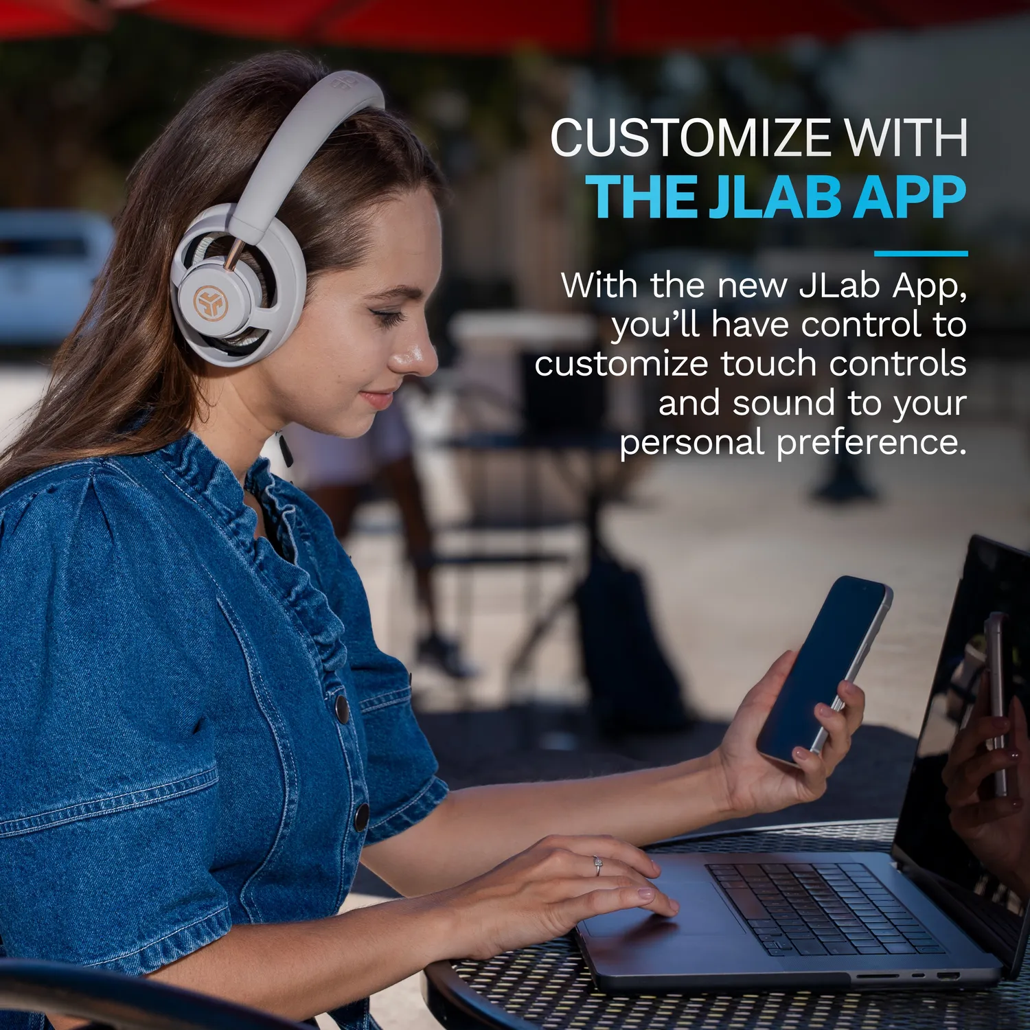 JLab JBuds Open casque ouvert cloud 24h multipoint