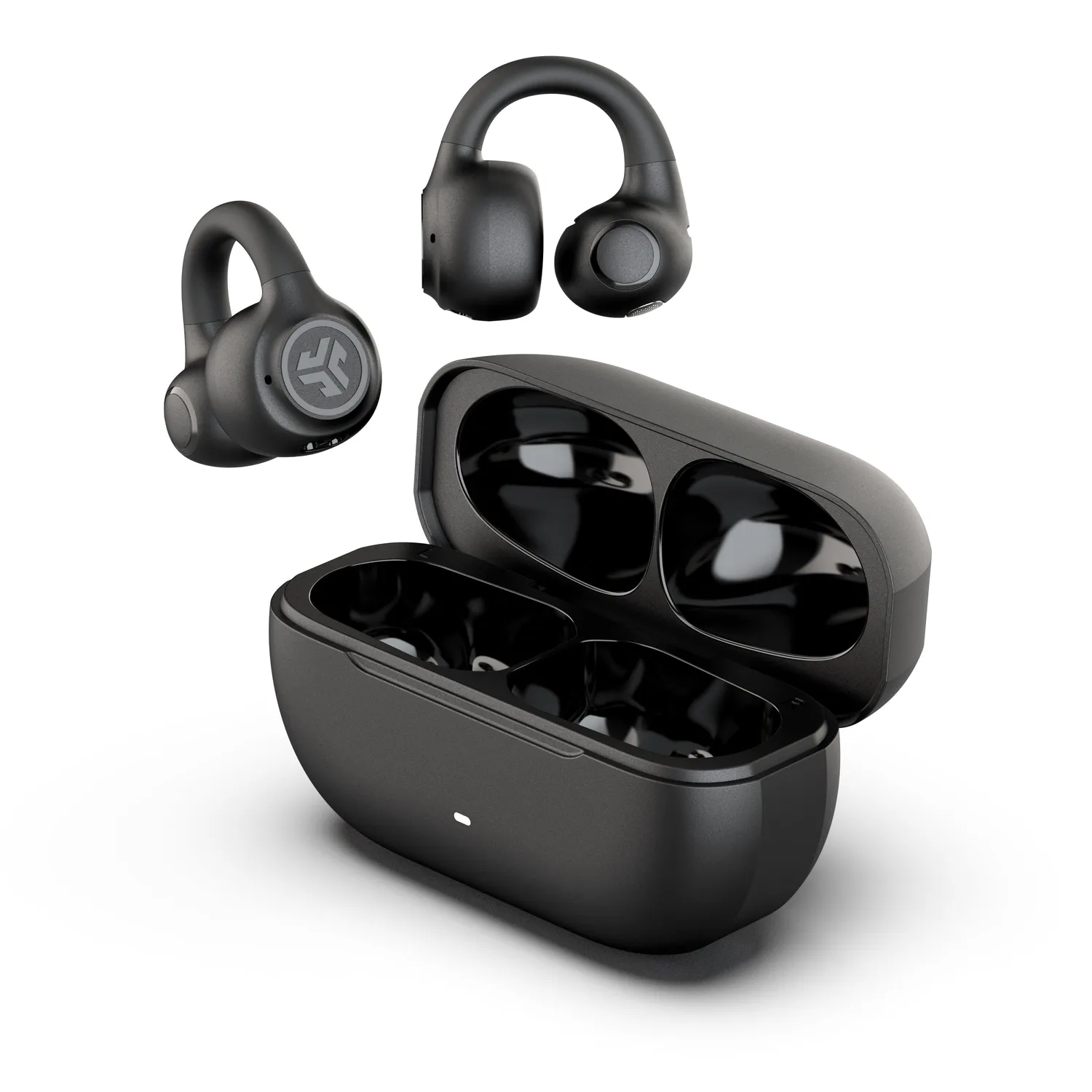 JLab Flex Open écouteurs open-ear noirs multipoint