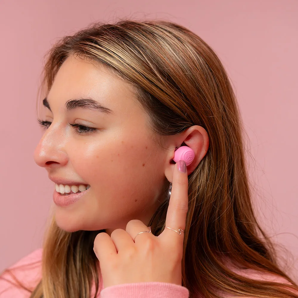 JLab GO Pop+ écouteurs bluetooth rose 35h IPX4