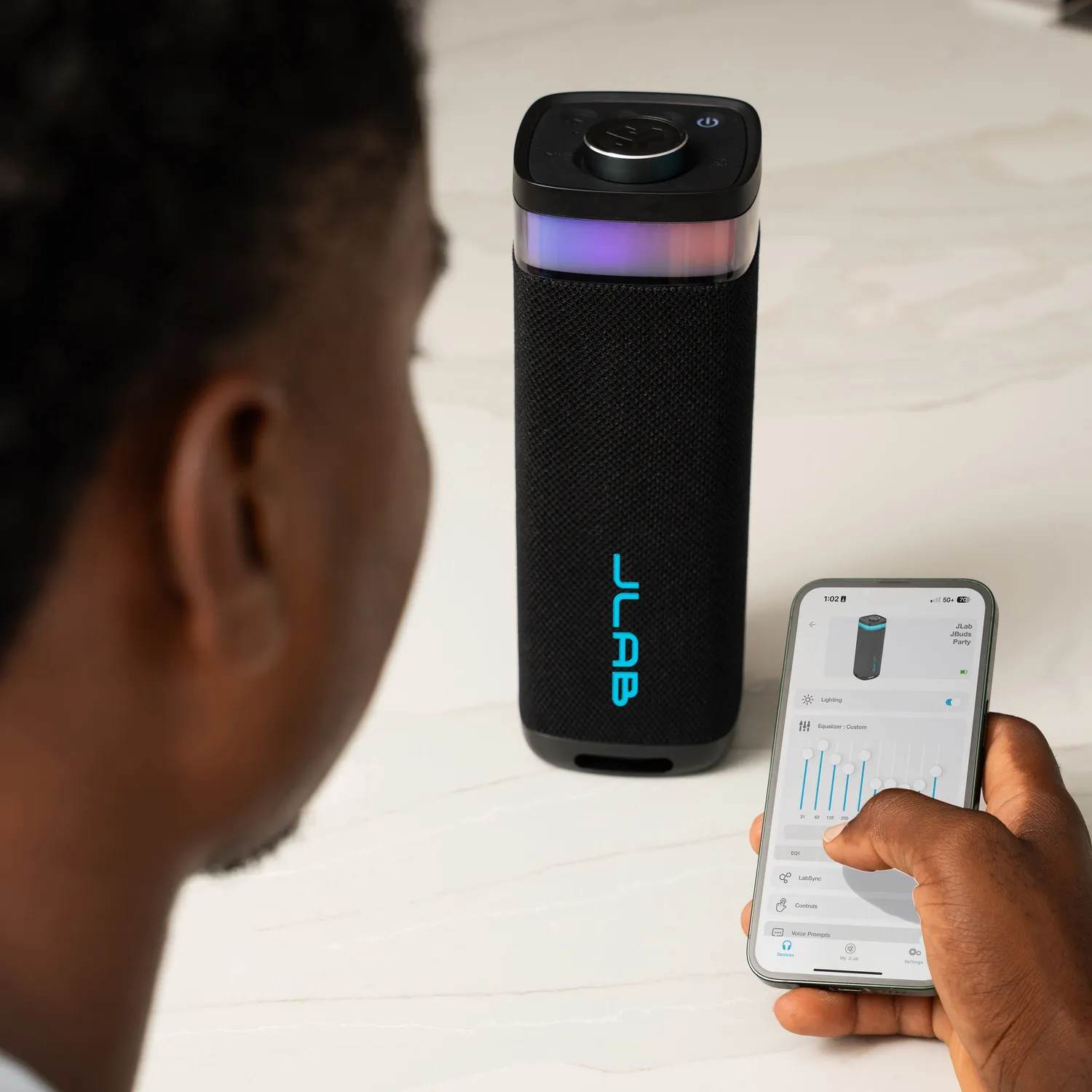 JLab JBuds Party enceinte bluetooth noire 30W IP56