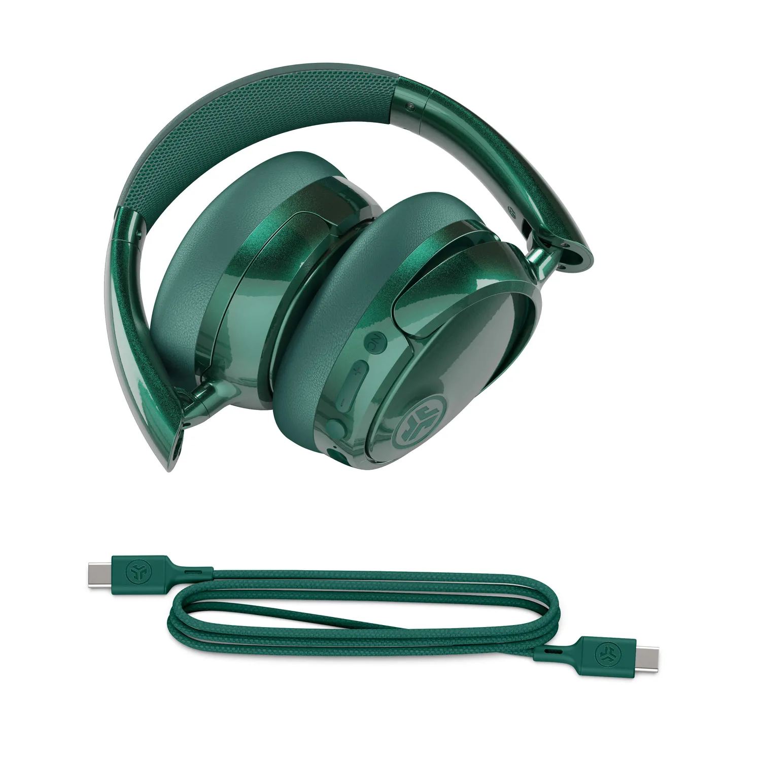 JLab JBuds Lux ANC Jelle casque Fir Sure vert pailleté