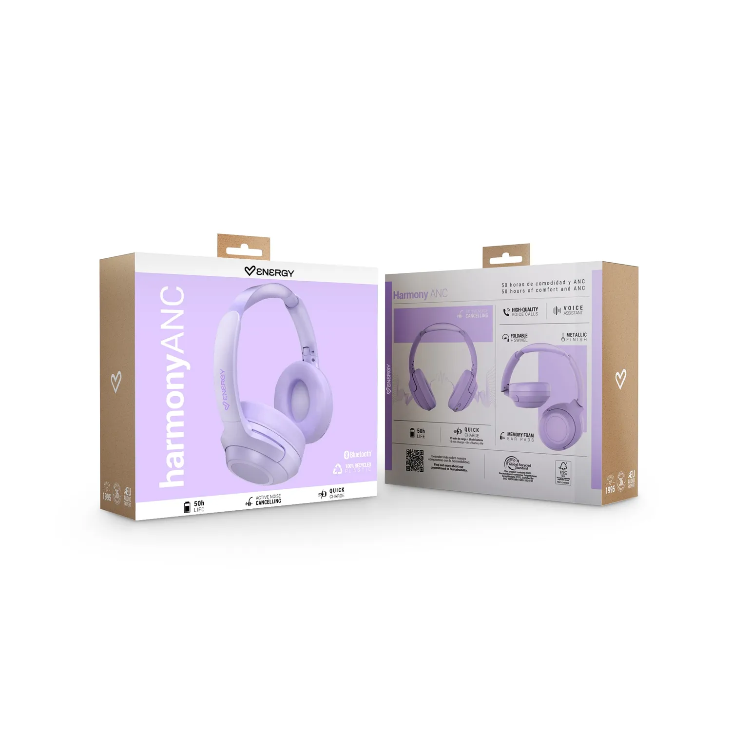 Energy Sistem Harmony ANC casque bluetooth stellar réduction bruit
