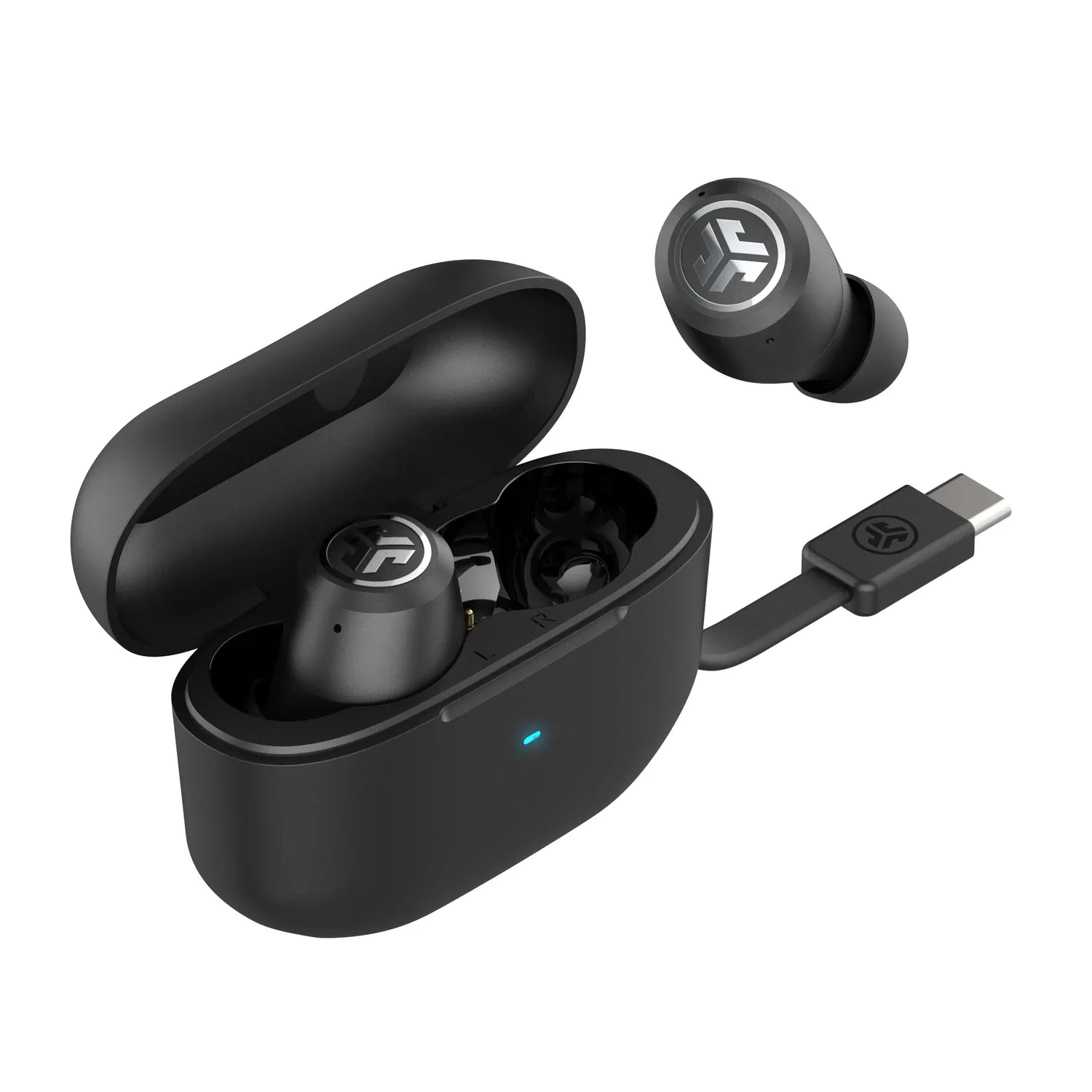 JLab JBuds ANC 3 écouteurs bluetooth noir réduction bruit