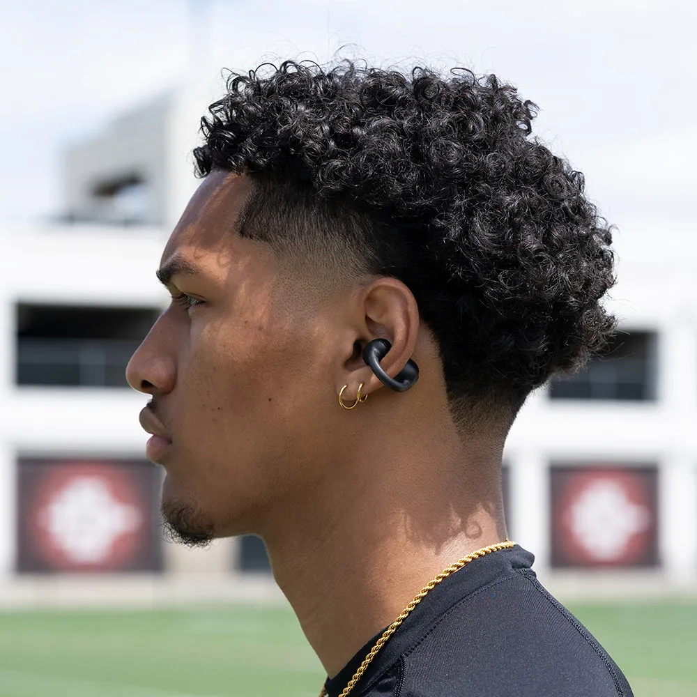 JLab Flex Open écouteurs open-ear noirs multipoint