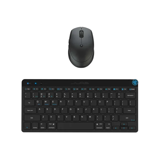 JLab GO ensemble clavier souris sans fil noir bureau