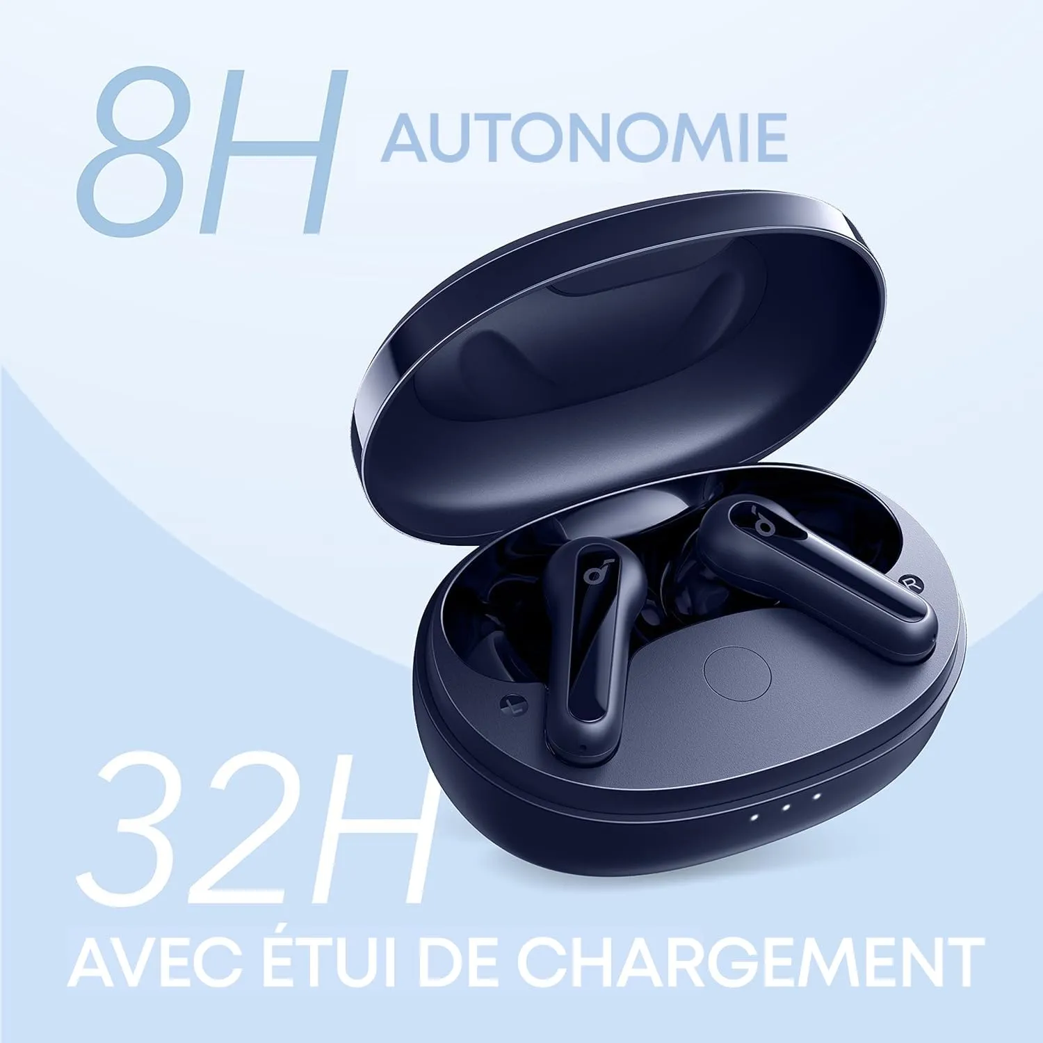 Soundcore P2 Mini écouteurs Bluetooth bleu basses