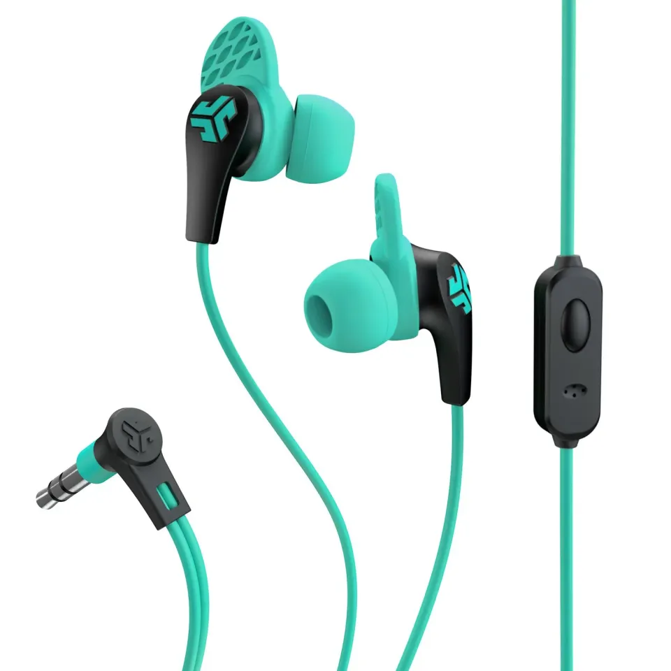 JLab JBuds Pro Signature écouteurs filaires teal jack