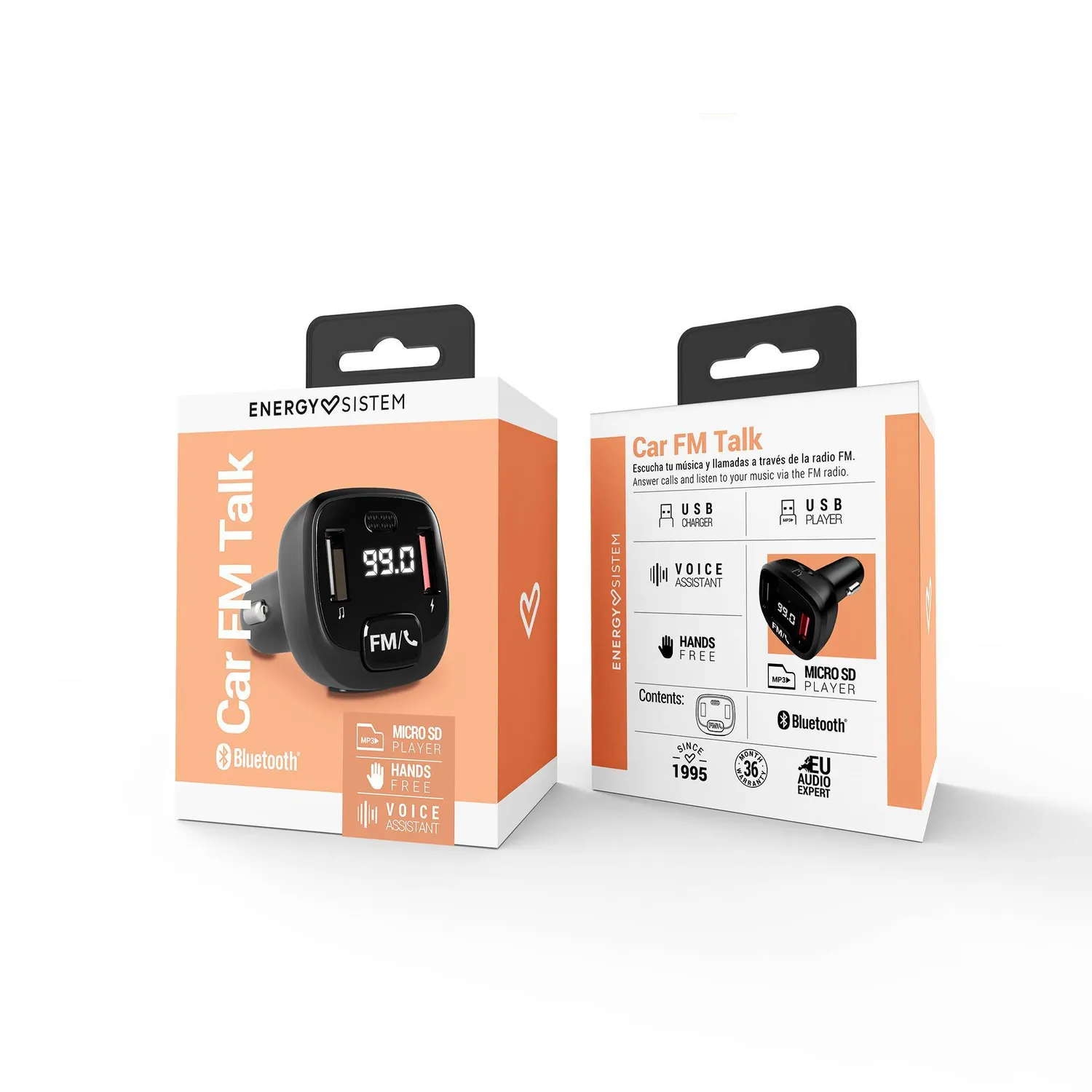 Energy Sistem Car FM Talk transmetteur FM Space Bluetooth