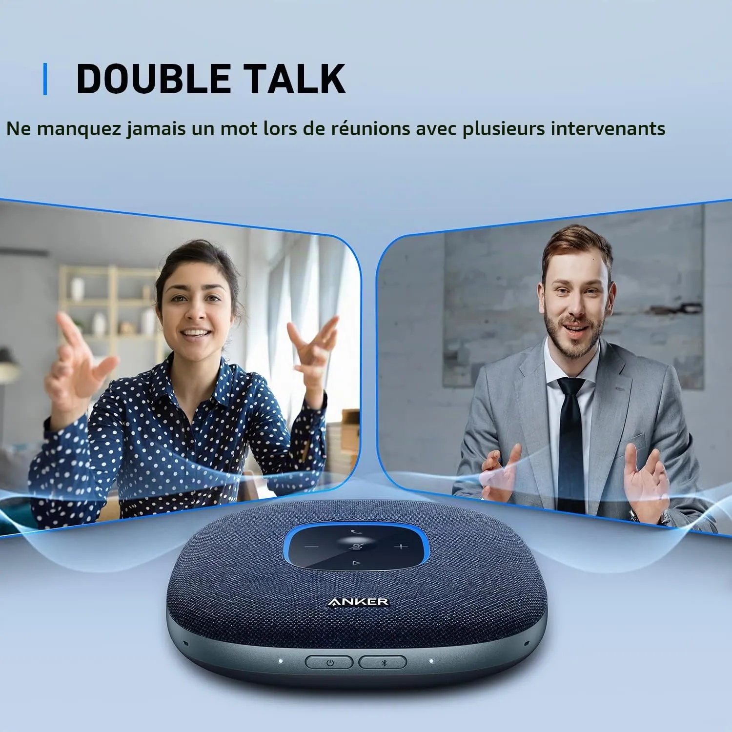 soundcore PowerConf S3 enceinte conférence Bluetooth 24h