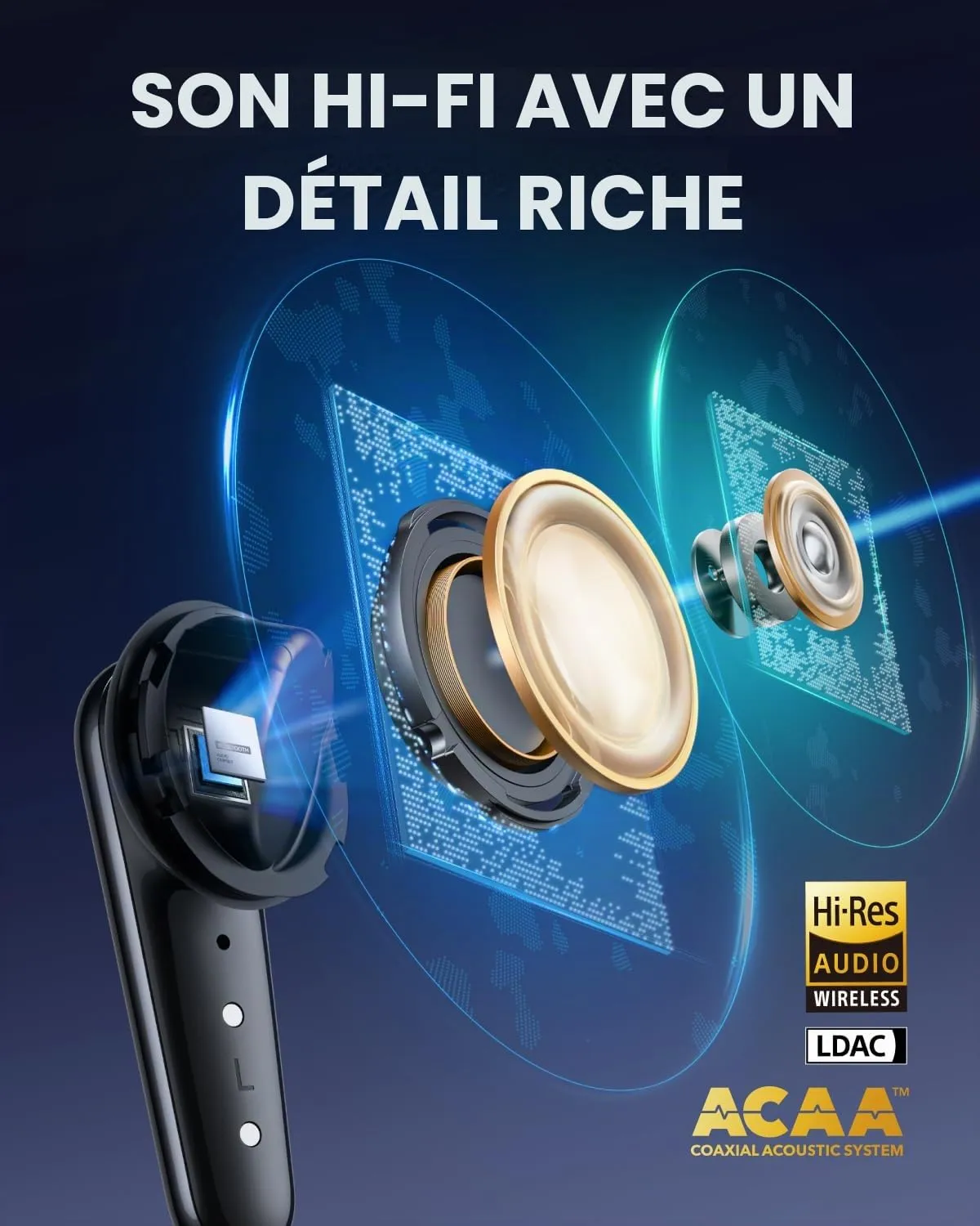 Soundcore Liberty 4 Pro écouteurs noir ANC