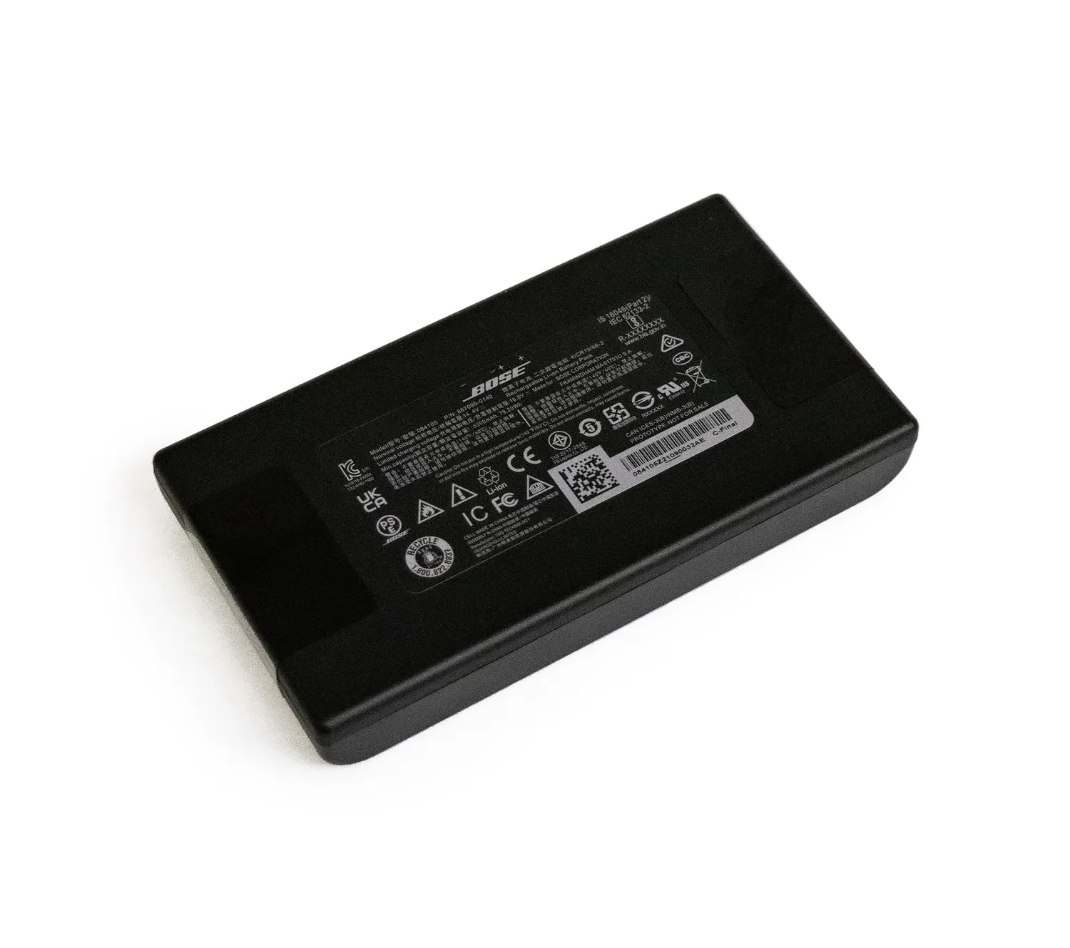 Bose Aviation S1 Pro+ batterie rechargeable noir lithium