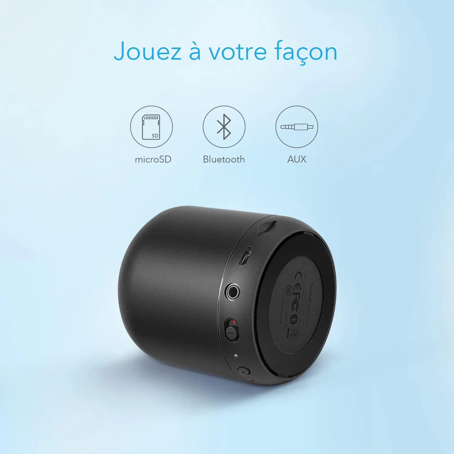 Soundcore Mini enceinte bluetooth noire 15h
