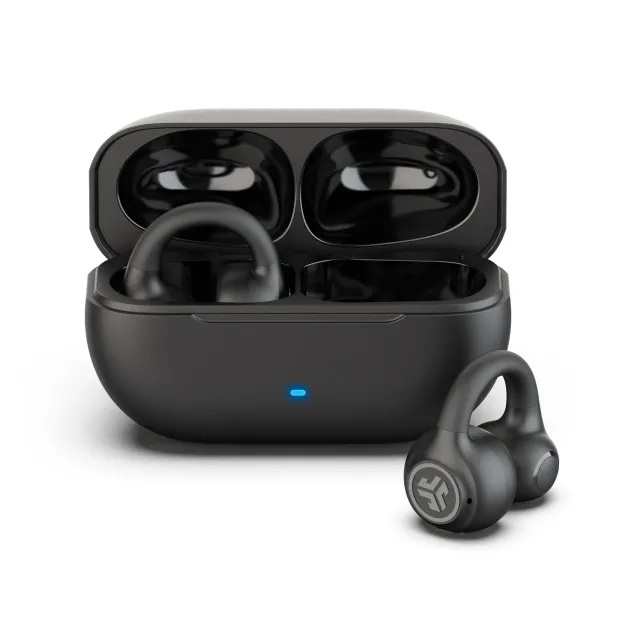 JLab Flex Open écouteurs open-ear noirs multipoint