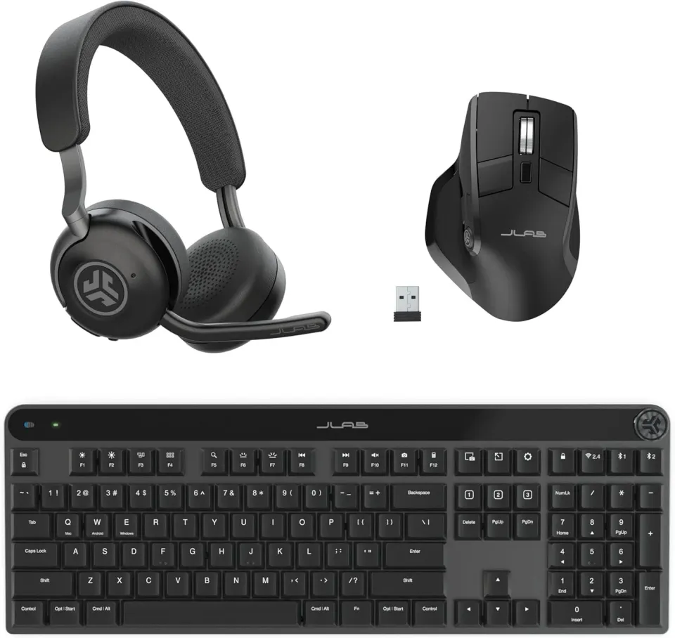 JLab Epic Work Bundle casque clavier souris télétravail