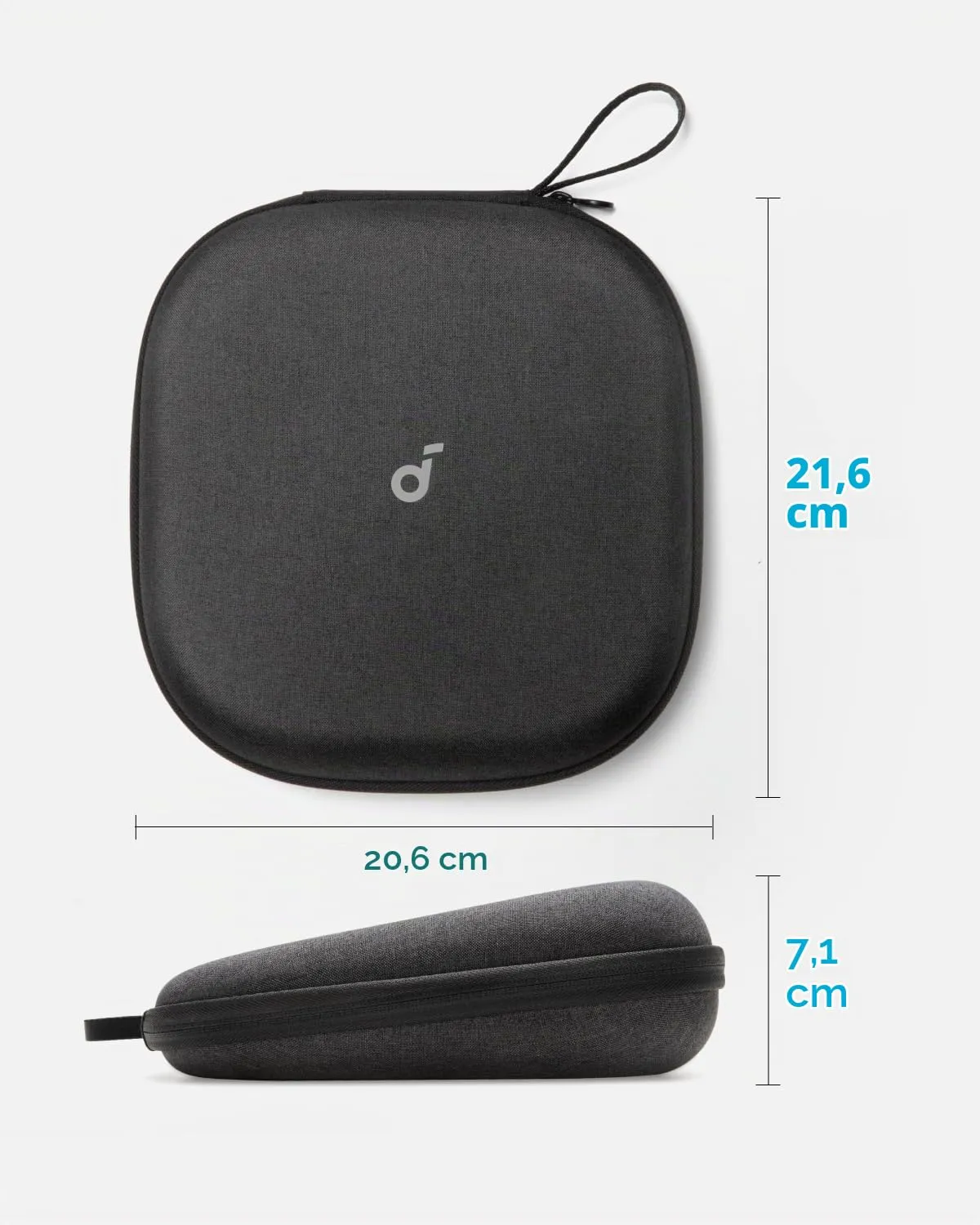 Soundcore étui casque rigide anti-choc noir