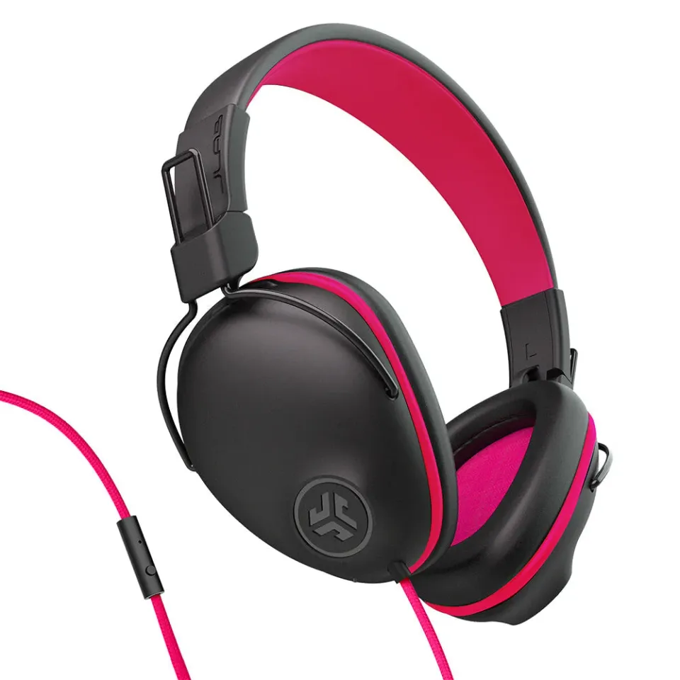 JLab JBuddies Pro casque filaire enfant rose 85dB
