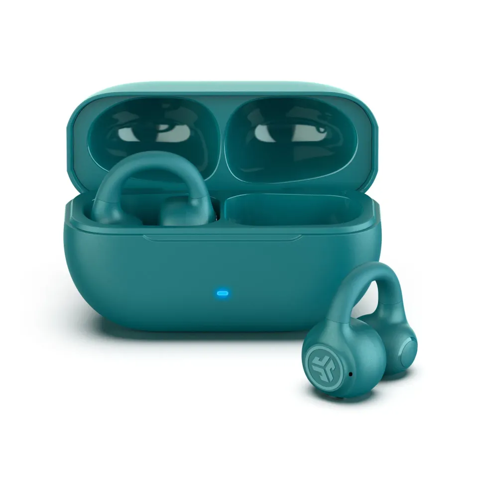JLab Flex Open écouteurs bluetooth teal 21h ouvert