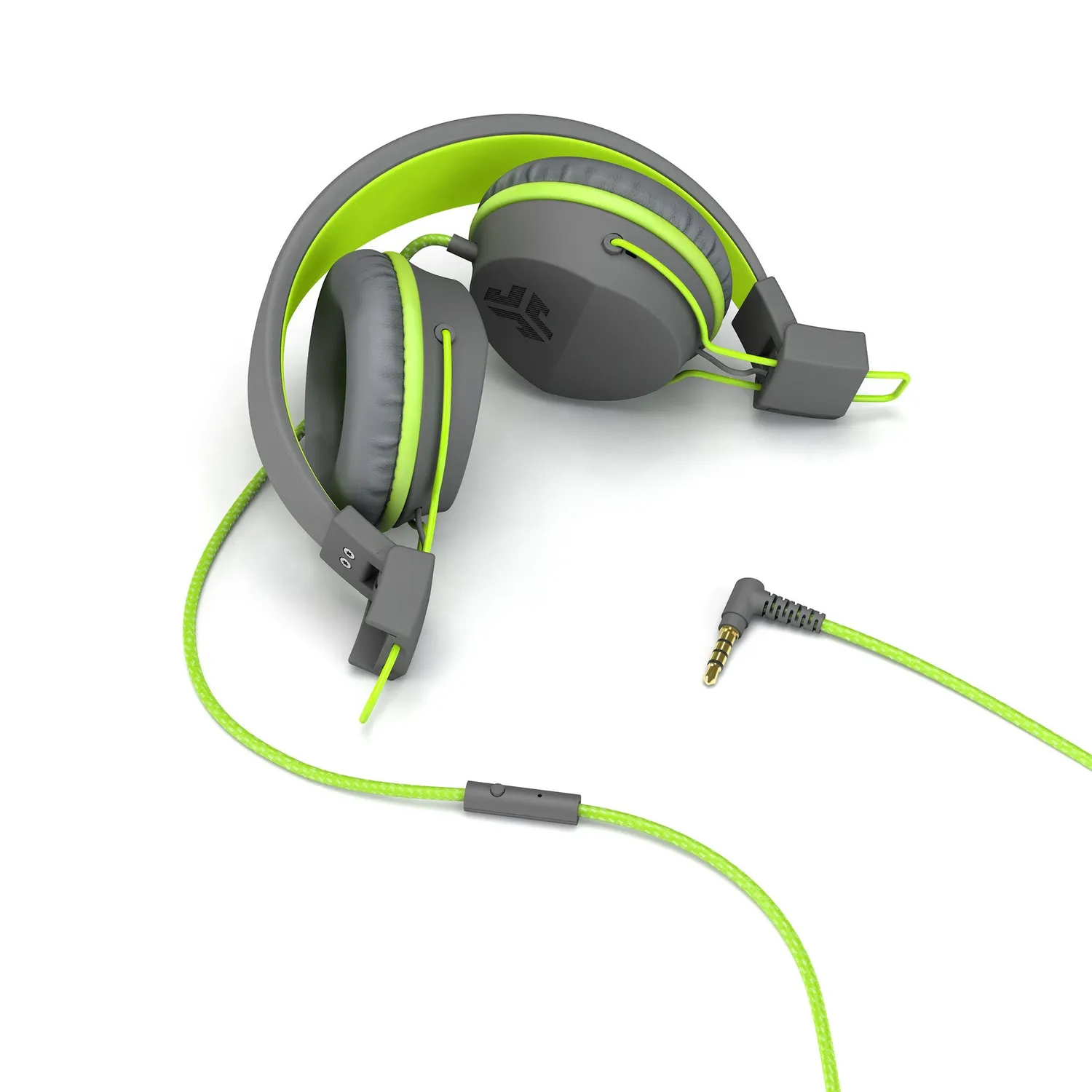 JLab Neon casque filaire supra-auriculaire graphite lime pliable