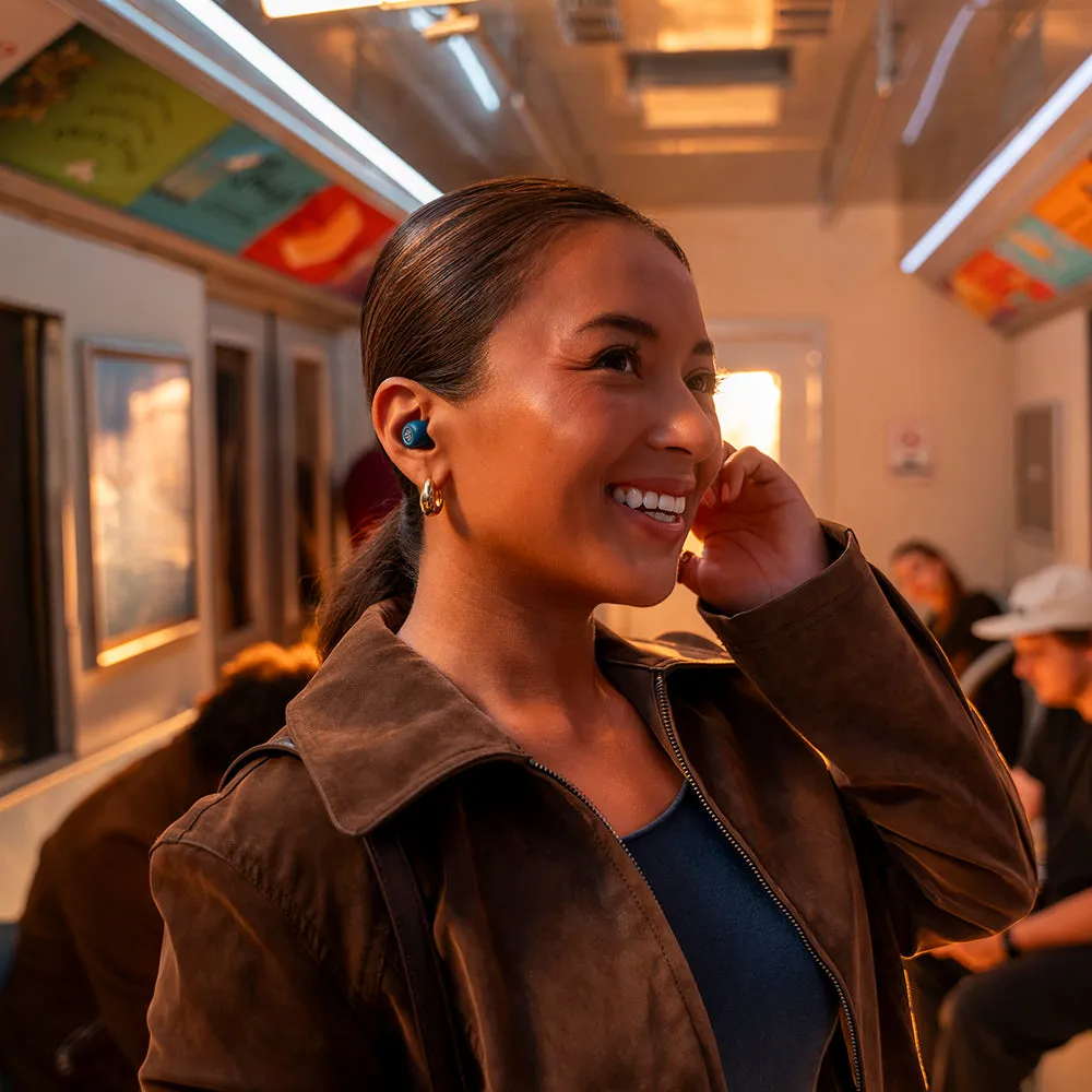 JLab JBuds Mini ANC ecouteurs bluetooth bleu mini ANC
