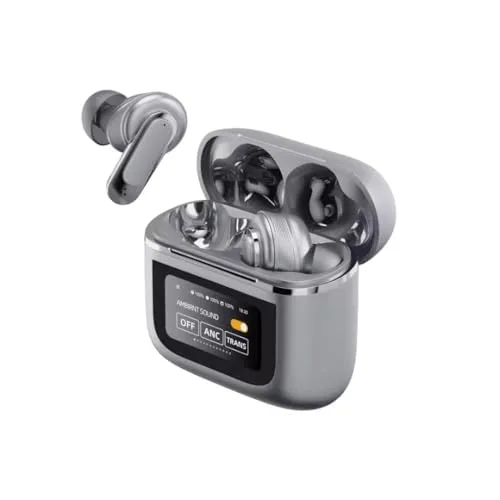 Soundswealth écouteurs sans fil gris Bluetooth 5.4 ANC