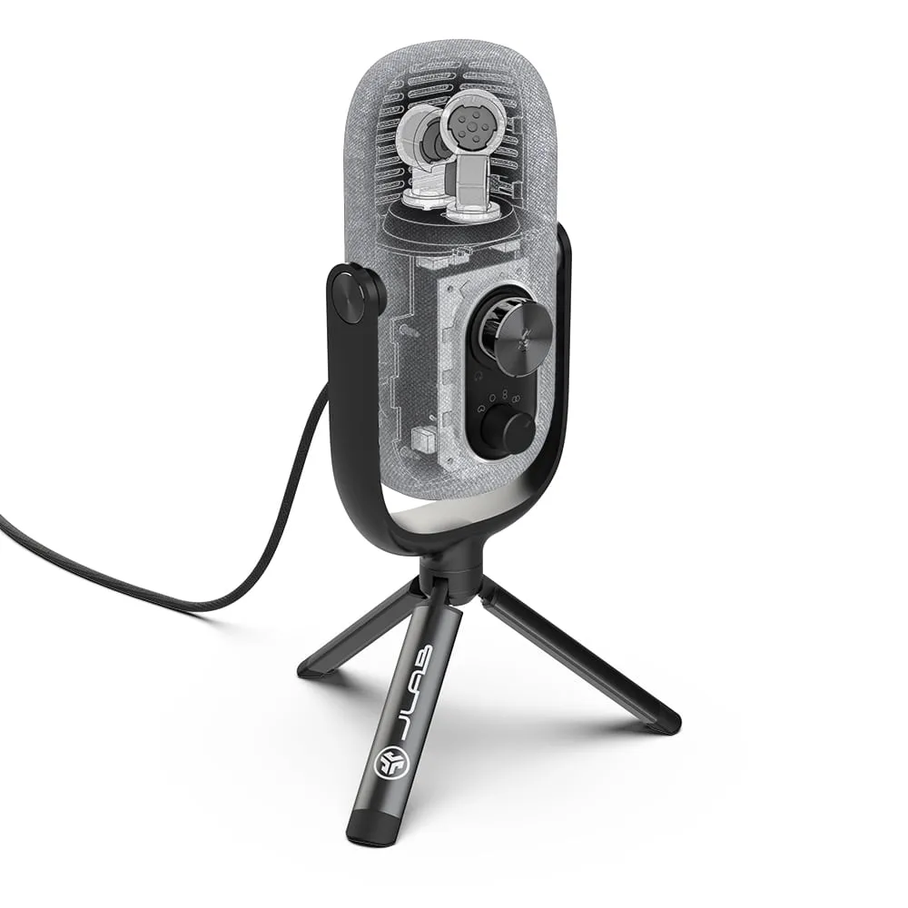 JLab JBuds Talk micro USB blanc cardioïde