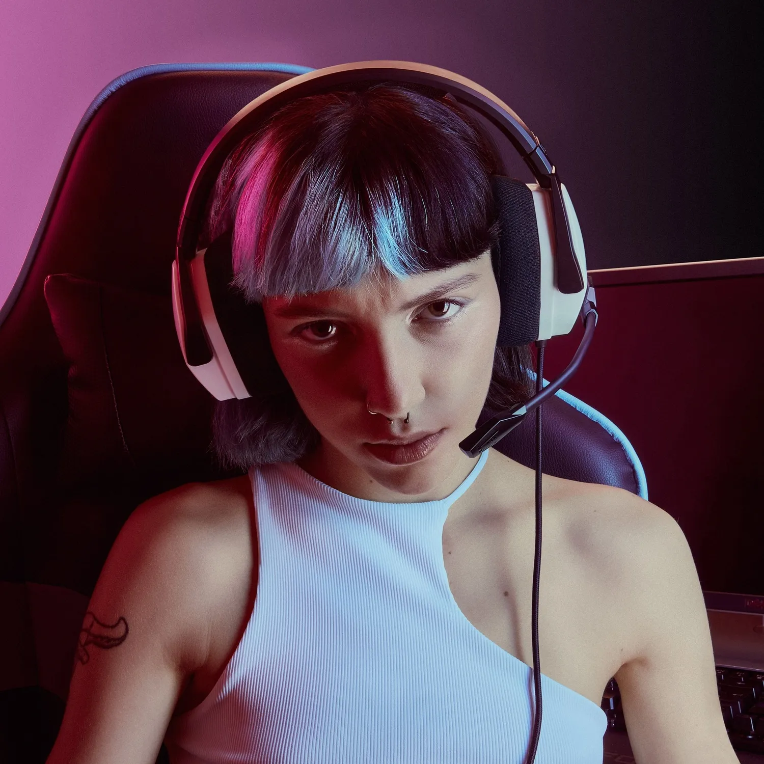 Energy Sistem ESG 3 Casque Gaming White Thunder Micro