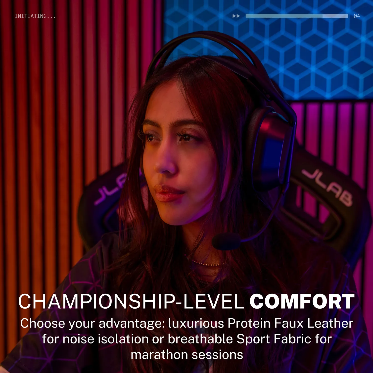JLab Daybreak casque gaming noir sans fil double driver