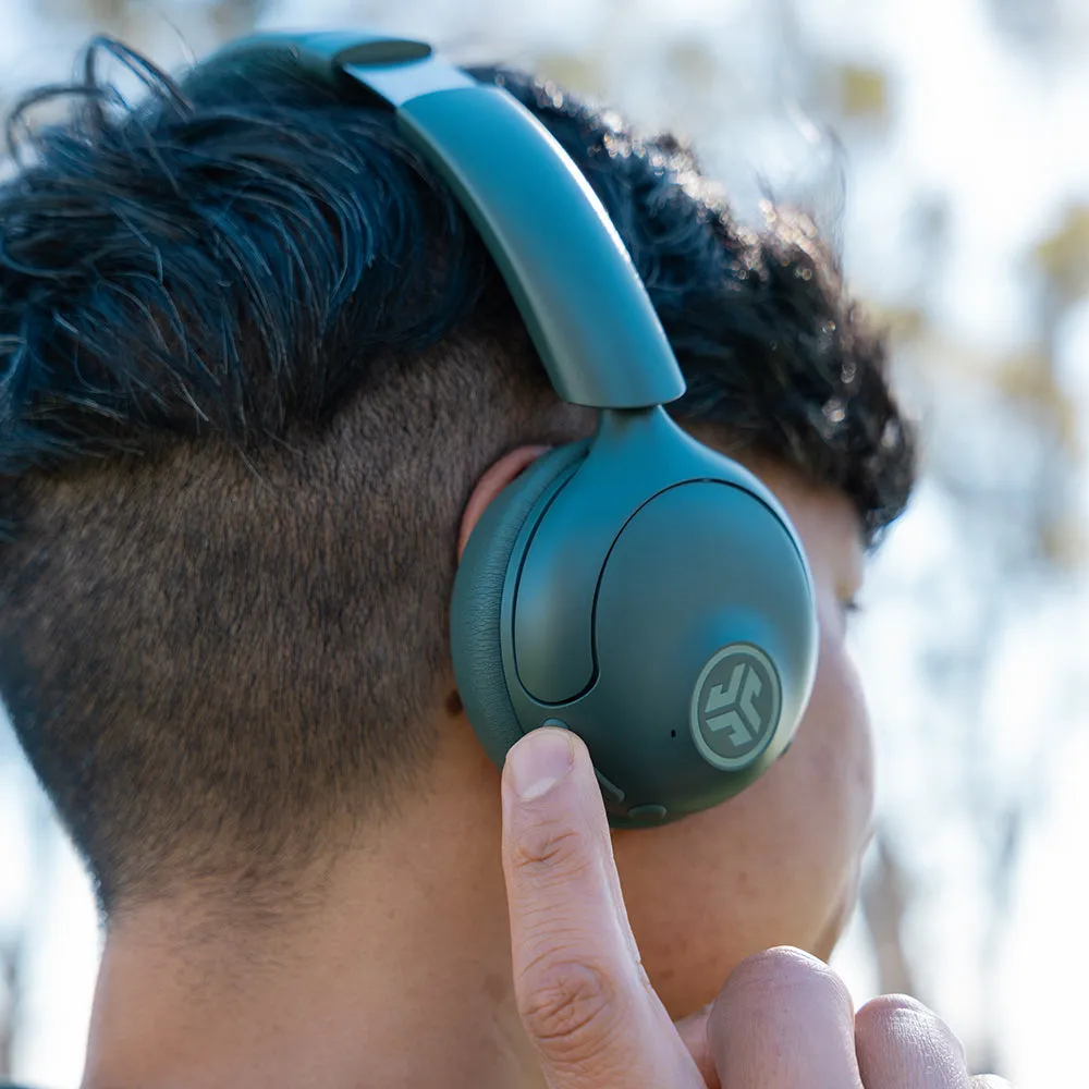JLab Go Lux ANC casque Bluetooth sage 70h