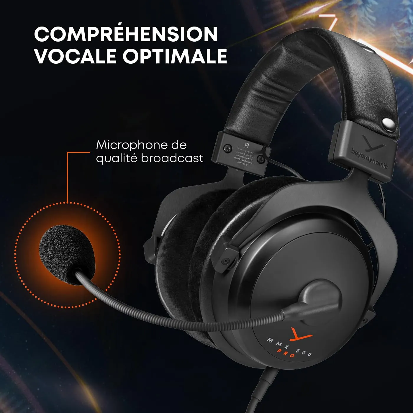 beyerdynamic MMX 300 Pro casque gaming filaire Stellar.45